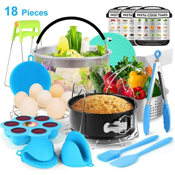 Stainless Steel Instant Pot Accessories Steamer Basket Egg Rack set 5,6,8 Qt Stainless Steel Instant Pot Accessories Steamer Basket Egg Rack set 5,6,8 Qt